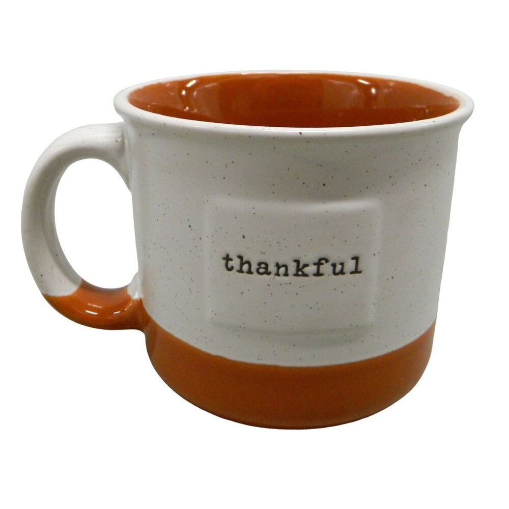 Sheffield Home Thankful Coffee Cup Mug Gratitude Words Meditation Themes